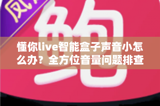 懂你live智能盒子声音小怎么办?全方位音量问题排查与解决指南 懂你live智能盒子声音小怎么办?全方位音量问题排查与解决指南