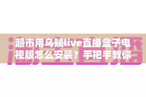 超市用乌贼live直播盒子电视版怎么安装？手把手教你完成安装与调试的全流程指南