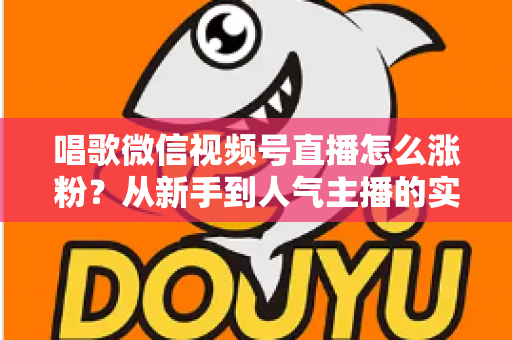 唱歌微信视频号直播怎么涨粉？从新手到人气主播的实战涨粉指南
