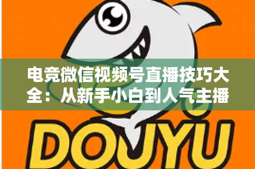 电竞微信视频号直播技巧大全：从新手小白到人气主播的全流程实战指南