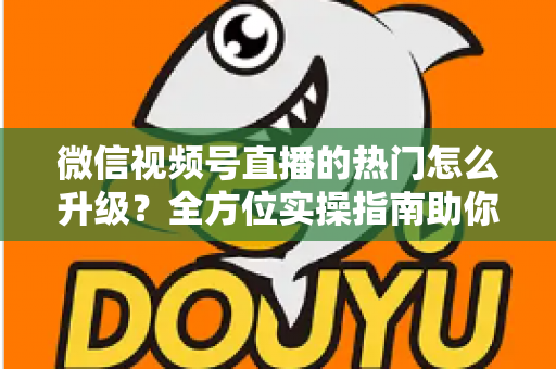 微信视频号直播的热门怎么升级?全方位实操指南助你流量快速增长 微信视频号直播的热门怎么升级?全方位实操指南助你流量快速增长