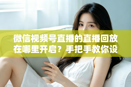 微信视频号直播的直播回放在哪里开启?手把手教你设置回放并高效管理直播内容 微信视频号直播的直播回放在哪里开启?手把手教你设置回放并高效管理直播内容