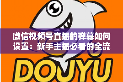 微信视频号直播的弹幕如何设置：新手主播必看的全流程操作指南与互动运营技巧