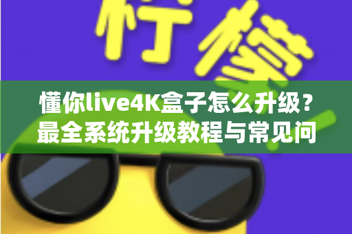 懂你live4K盒子怎么升级？最全系统升级教程与常见问题解答